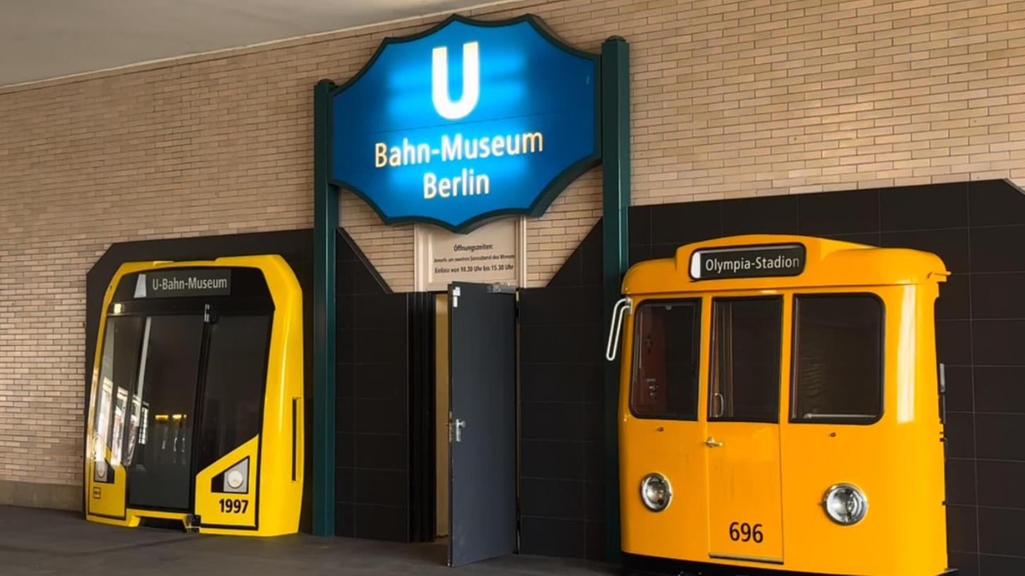 Das Berliner U-Bahn-Museum verfügt über einen originellen Eingang. Das Berliner U-Bahn-Museum verfügt über einen originellen Eingang.