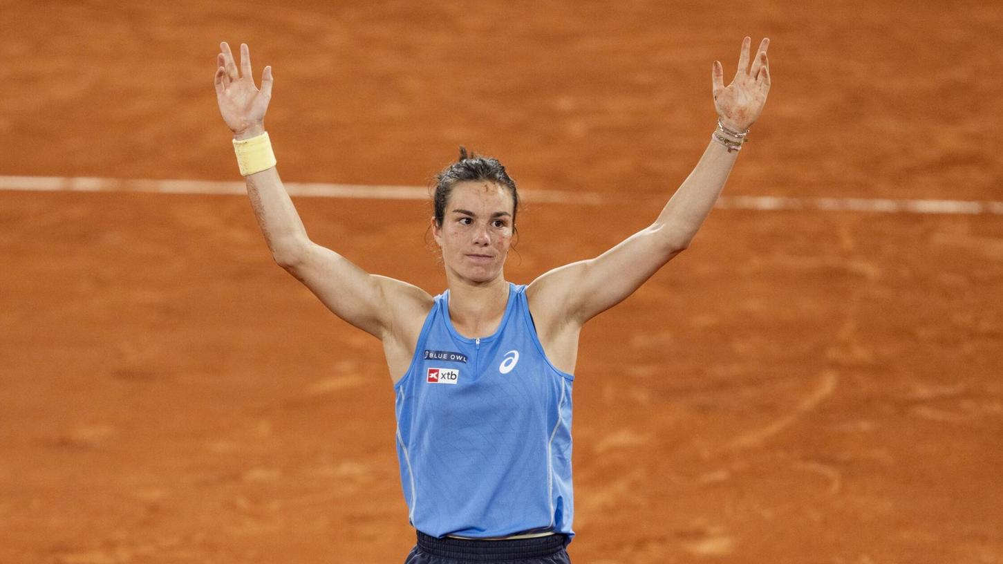 Kaum zu fassen: Lois Boisson steht bei den French Open im Halbfinale. Kaum zu fassen: Lois Boisson steht bei den French Open im Halbfinale.