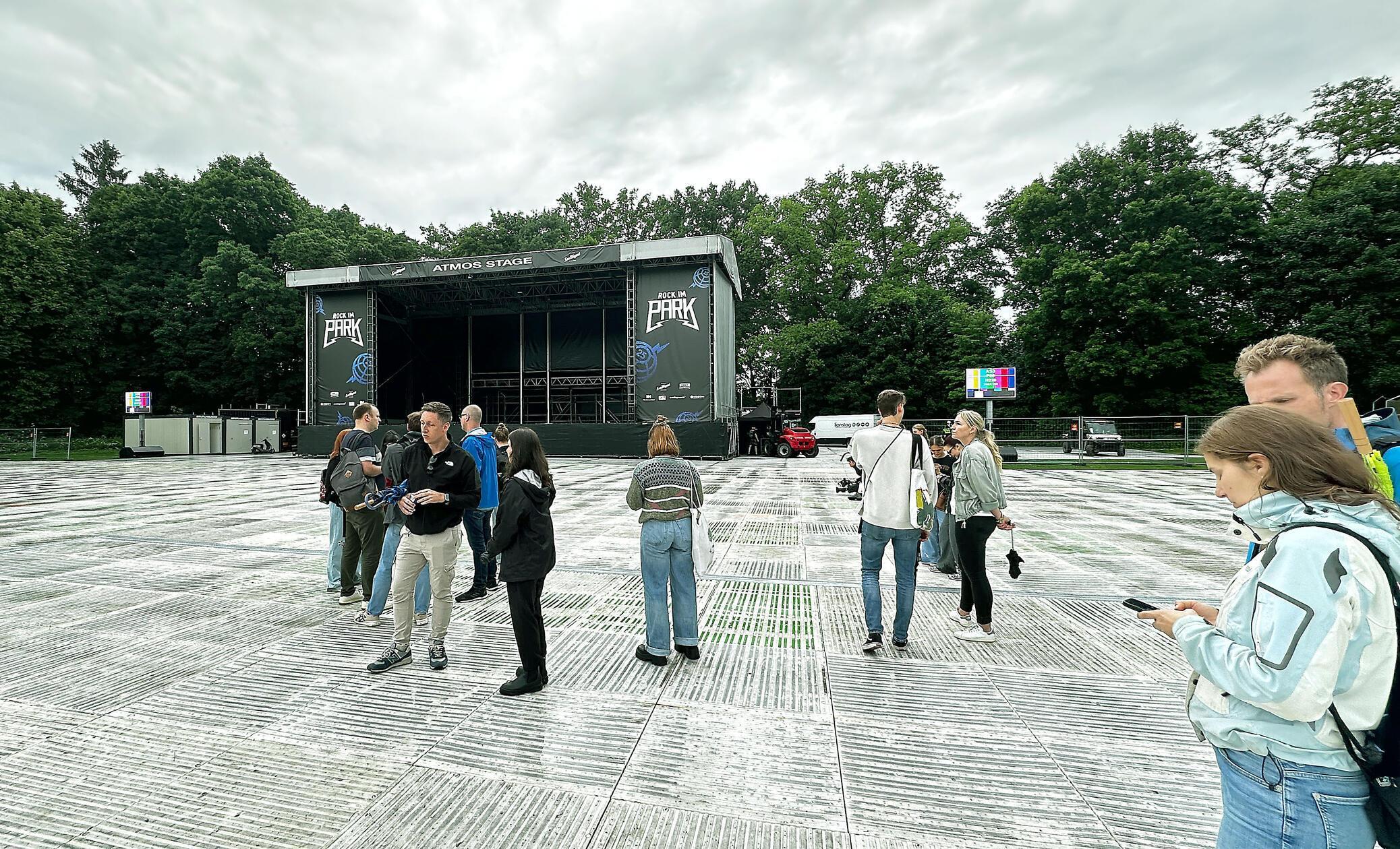 Rock im Park vor dem Start: So sieht die neue Atmos Stage aus.