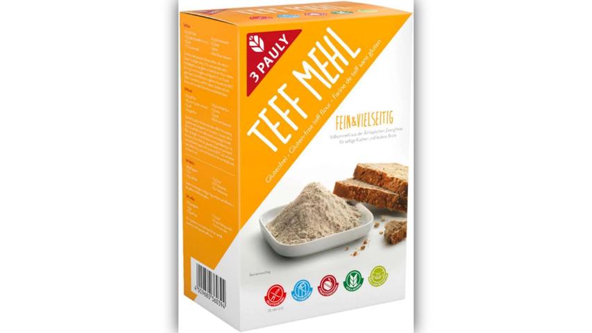 Der Artikel 3 Pauly Teff Mehl wird zurückgerufen. Der Artikel 3 Pauly Teff Mehl wird zurückgerufen.
