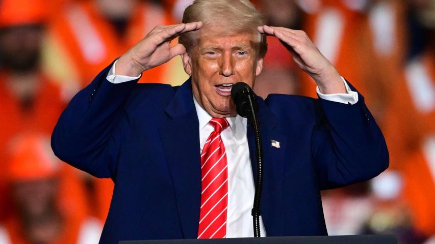Biden sei schon als Präsident nicht mehr geistig auf der Höhe gewesen, behauptet Trump. (Archivbild) Biden sei schon als Präsident nicht mehr geistig auf der Höhe gewesen, behauptet Trump. (Archivbild)