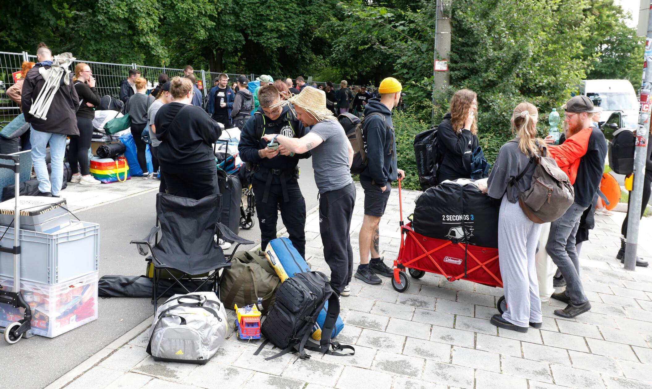 ... war durchaus ausgelassen.