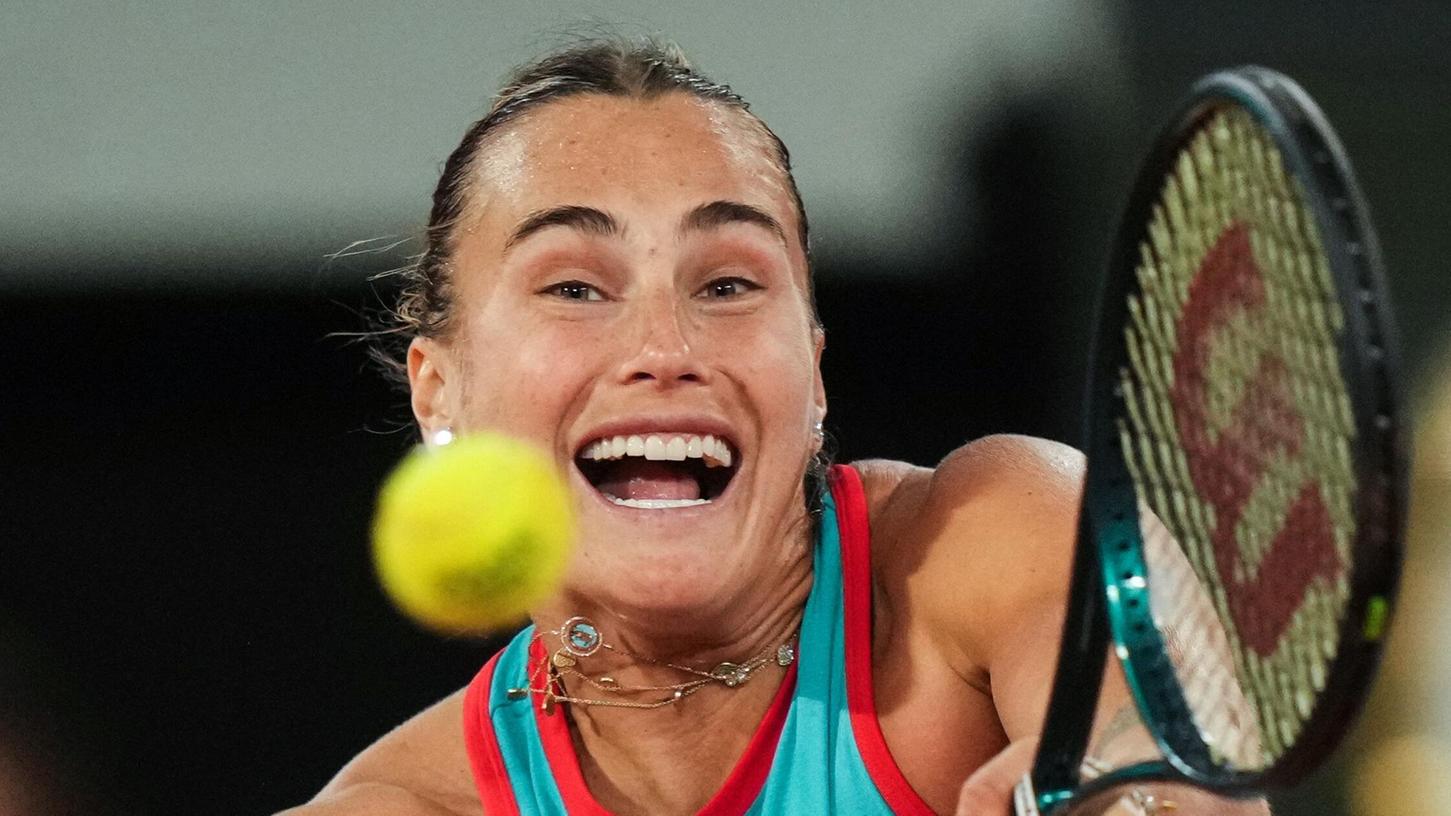 Aryna Sabalenka steht in Paris erstmals im Finake. Aryna Sabalenka steht in Paris erstmals im Finake.