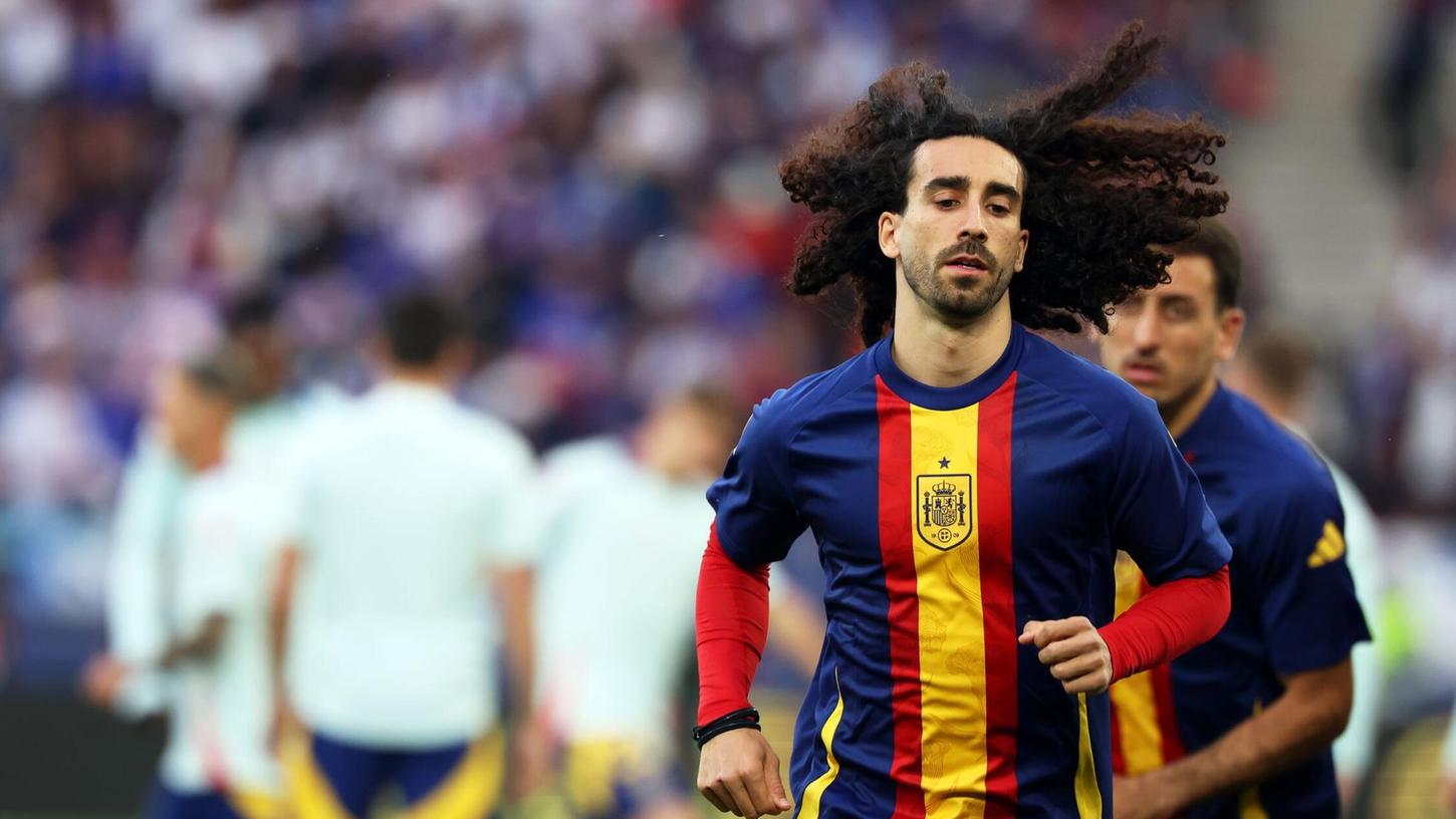 Marc Cucurella ist in Stuttgart ausgepfiffen worden. Marc Cucurella ist in Stuttgart ausgepfiffen worden.