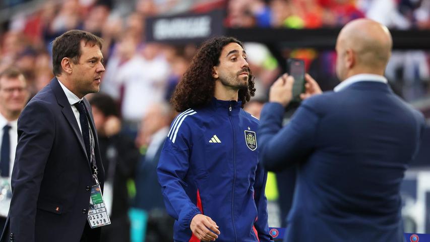 Marc Cucurella und die deutschen Fans werden wohl keine Freunde mehr. Marc Cucurella und die deutschen Fans werden wohl keine Freunde mehr.