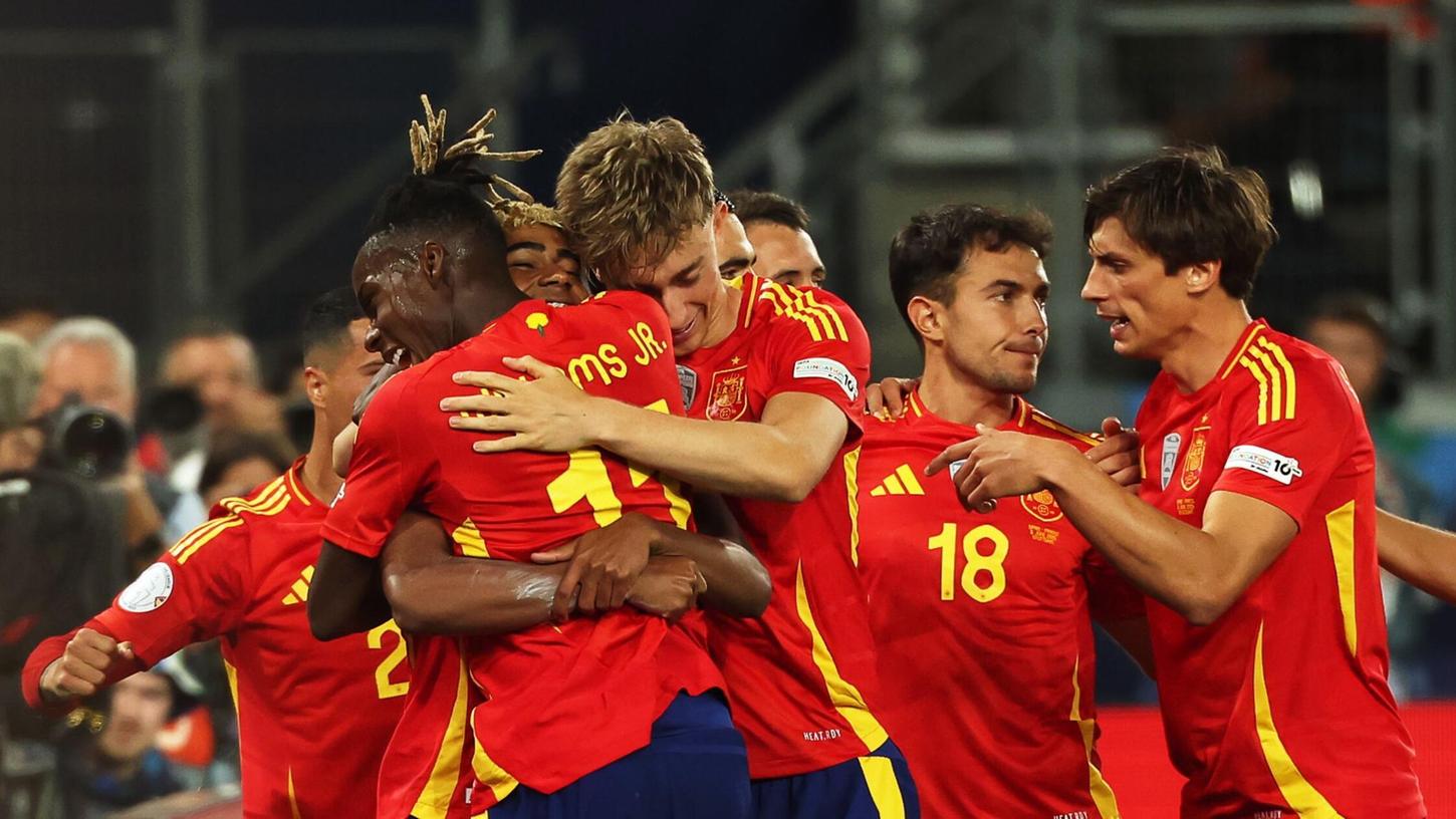 Spanien steht im Finale der Nations League. Spanien steht im Finale der Nations League.