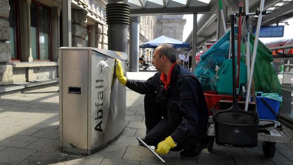 Sauberer Hauptbahnhof