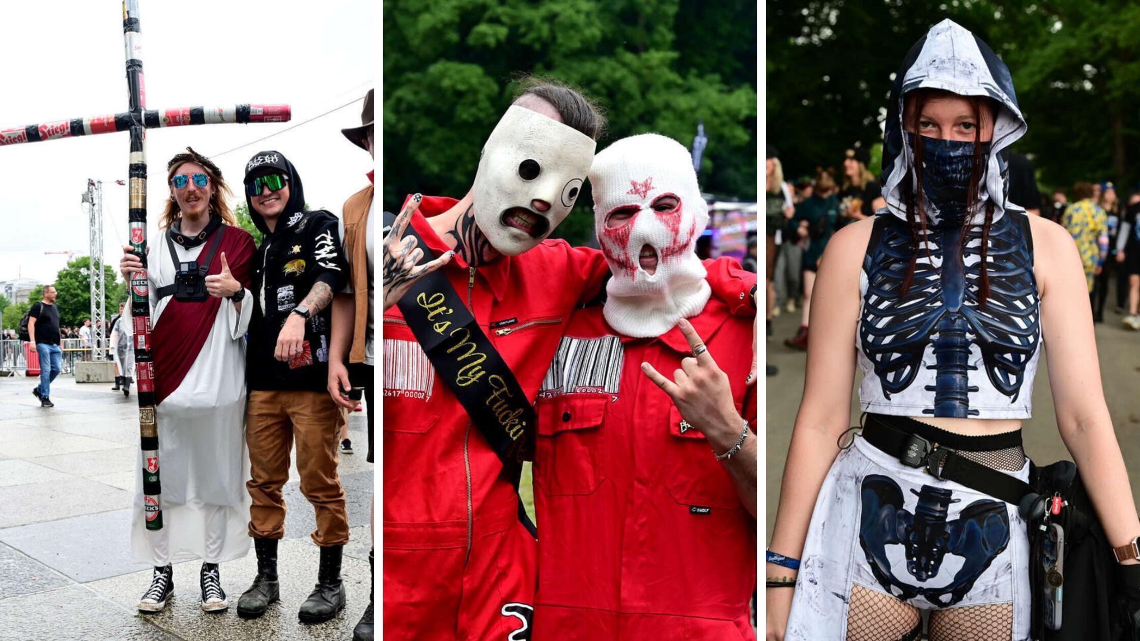 Egal ob Bier-Jesus oder Mega-Fan: Outfittechnisch ist auch dieses Jahr wieder einiges geboten.