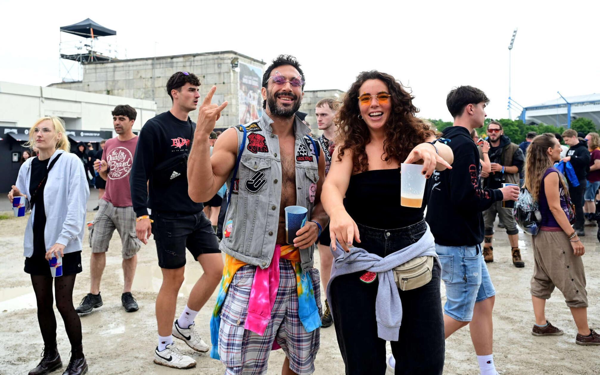 ...oder in kurzer Hose und Weste.