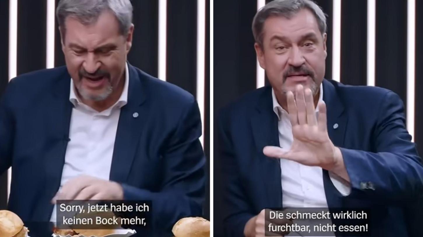 Markus Söder holte einmal mehr gegen vegane Produkte aus. Markus Söder holte einmal mehr gegen vegane Produkte aus.