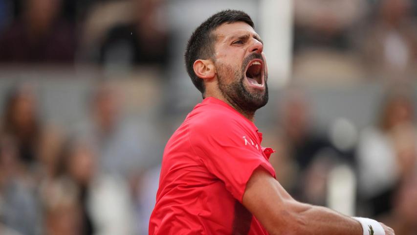 Wehrte sich vergebens: Novak Djokovic war gegen Jannik Sinner machtlos. Wehrte sich vergebens: Novak Djokovic war gegen Jannik Sinner machtlos.