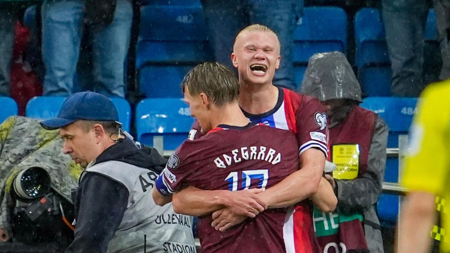 Erling Haaland und Norwegen düpierten die italienische Nationalmannschaft. Erling Haaland und Norwegen düpierten die italienische Nationalmannschaft.