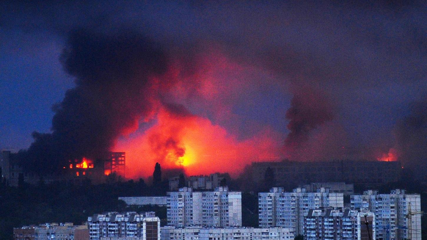 Die ostukrainische Großstadt Charkiw ist immer wieder Ziel russischer Luftangriffe. Die ostukrainische Großstadt Charkiw ist immer wieder Ziel russischer Luftangriffe.