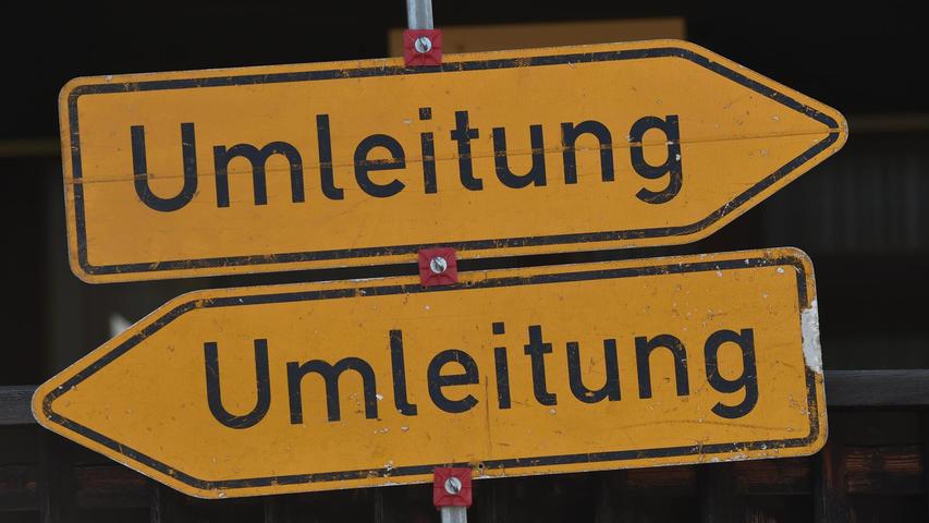 Zwischen Obermichelbach und Veitsbronn geht wochenlang nichts mehr Zwischen Obermichelbach und Veitsbronn geht wochenlang nichts mehr