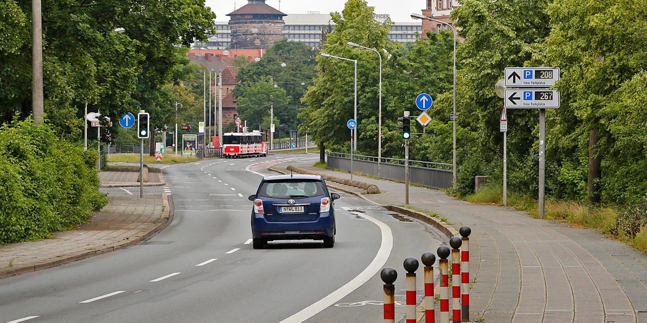 Construction work causes traffic disruptions in Nuremberg city center