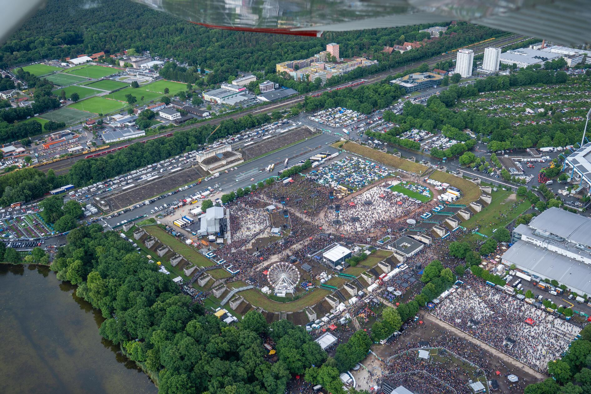 So sieht das Ganze von oben aus.