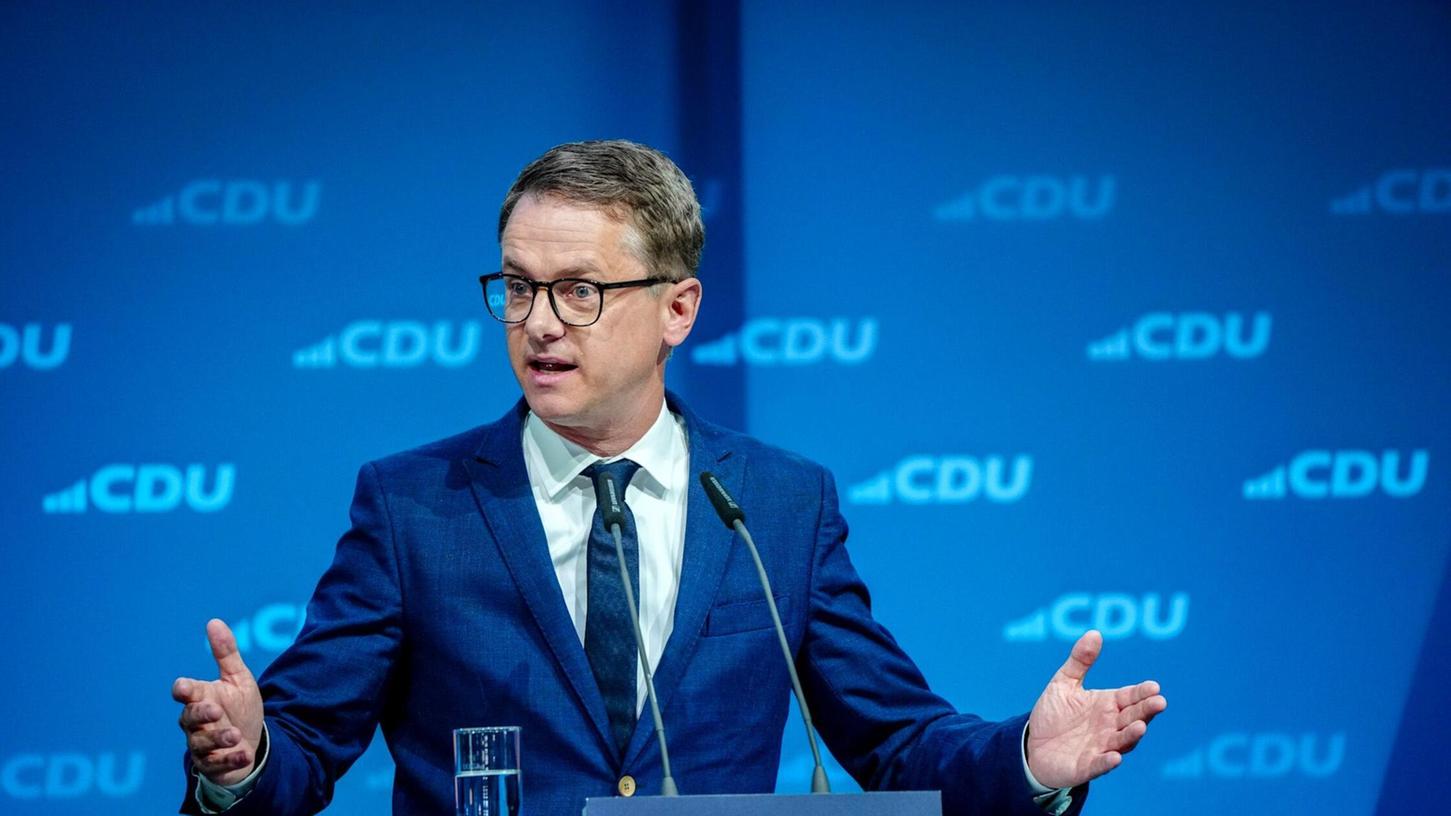 CDU-Generalsekretär Linnemann pocht auf einen Umbau des Bürgergeldes. (Foto-Archiv) CDU-Generalsekretär Linnemann pocht auf einen Umbau des Bürgergeldes. (Foto-Archiv)