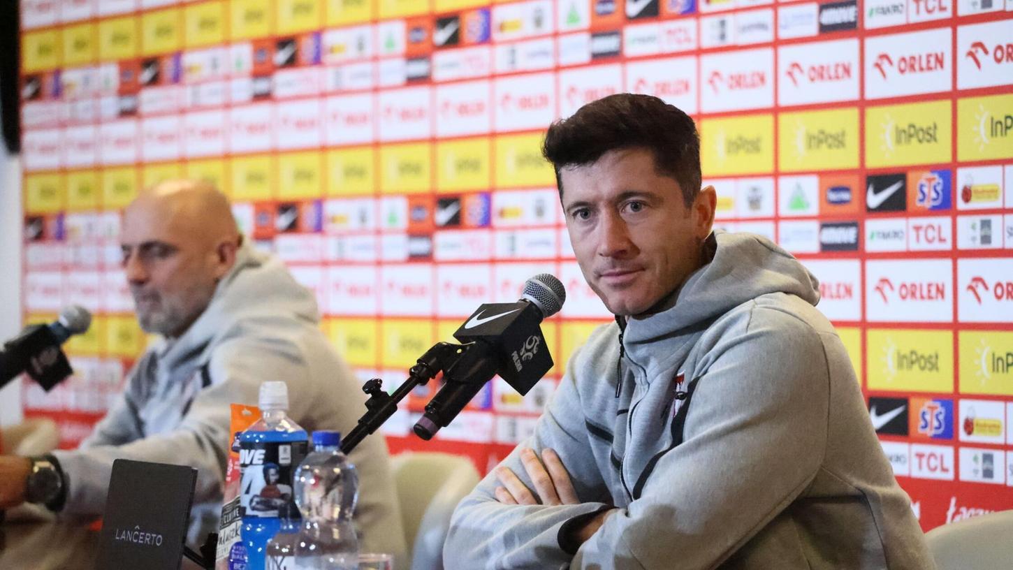Nicht mehr für Polen? Robert Lewandowski überrascht. Nicht mehr für Polen? Robert Lewandowski überrascht.