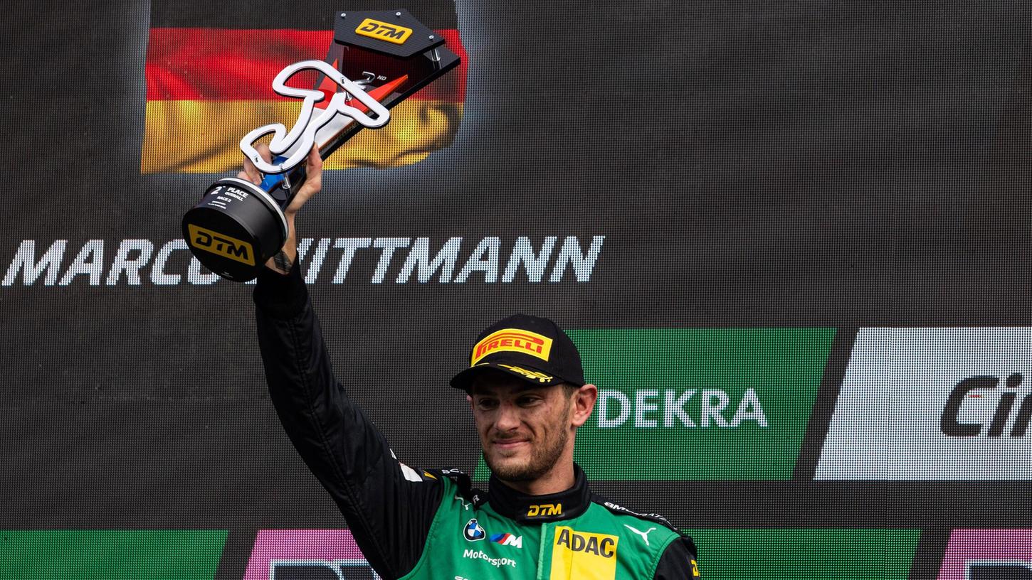 Erfolgreiches Jubiläum: Marco Wittmann wird in seinem 200. DTM-Rennen Zweiter, ein perfektes Rennen verhindert lediglich die Stallorder. Erfolgreiches Jubiläum: Marco Wittmann wird in seinem 200. DTM-Rennen Zweiter, ein perfektes Rennen verhindert lediglich die Stallorder.
