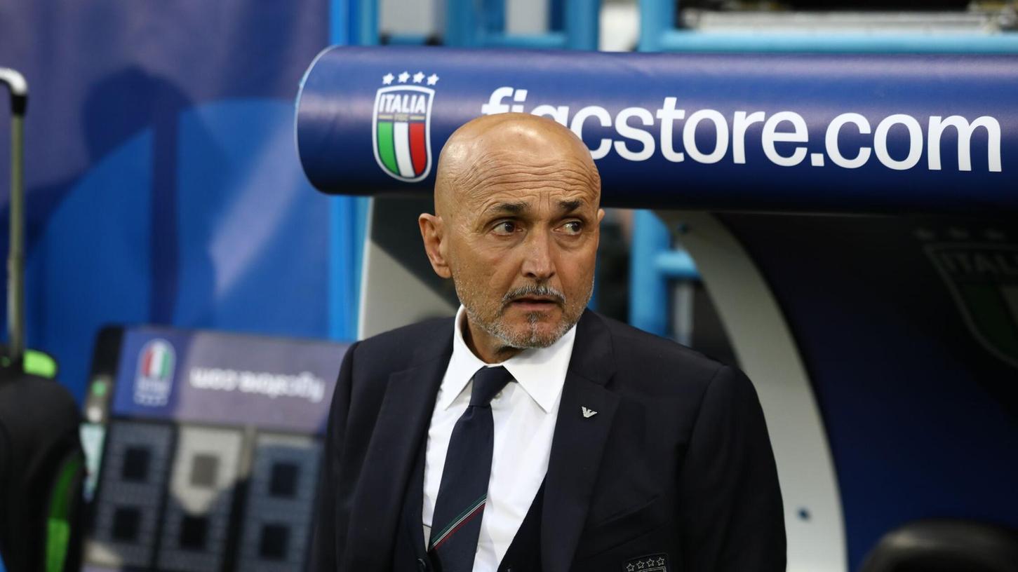 Für Italiens Luciano Spalletti war es der vorerst letzte Auftritt als Nationaltrainer. Für Italiens Luciano Spalletti war es der vorerst letzte Auftritt als Nationaltrainer.