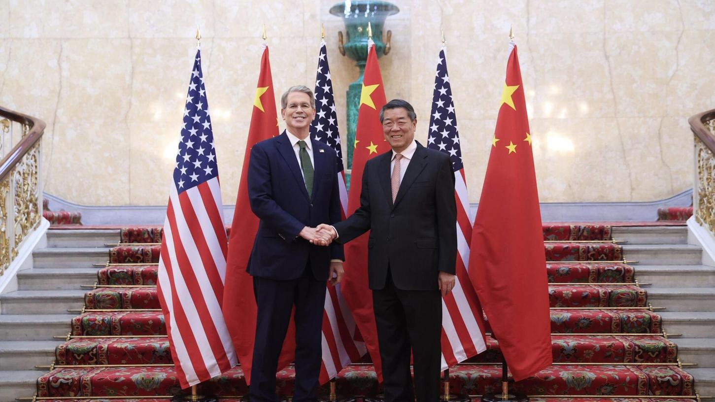 China und die USA sprechen in London über ihren Handelsstreit. China und die USA sprechen in London über ihren Handelsstreit.