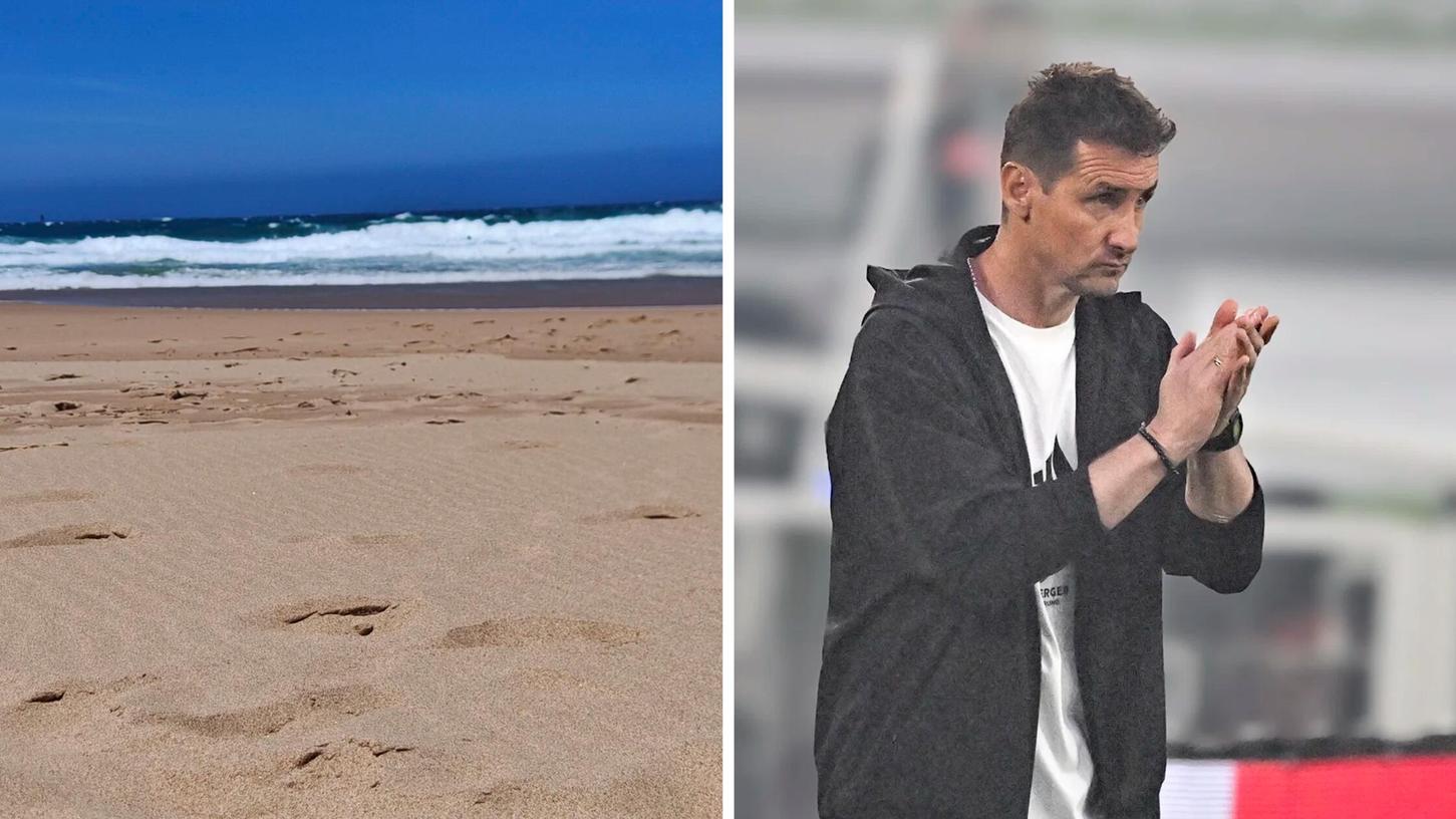 Nicht nur Miroslav Klose verbringt die Pause am Meer. Nicht nur Miroslav Klose verbringt die Pause am Meer.