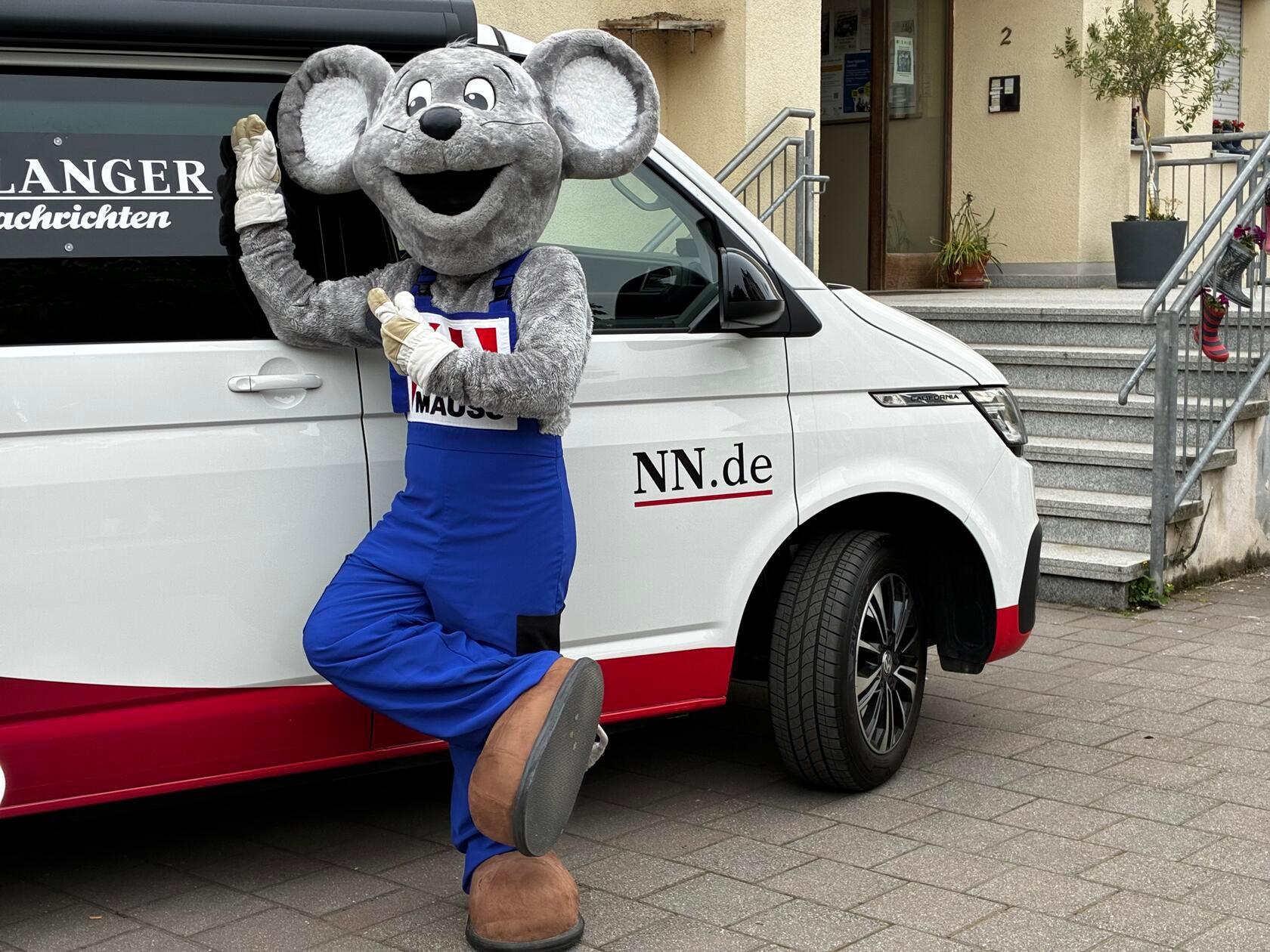 Max Koschmieder aka Mauss Bau-Maskottchen