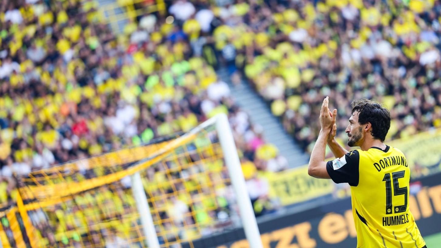 Mats Hummels bekommt vom BVB seinen großen Abschied. Mats Hummels bekommt vom BVB seinen großen Abschied.