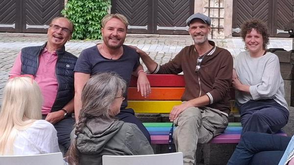 Marcel Schneider hatte auf der Bunten Bank viele i