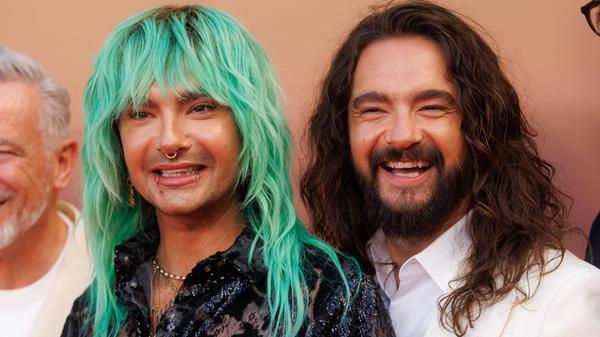 Bill Kaulitz und Tom Kaulitz bei bei der Premiere