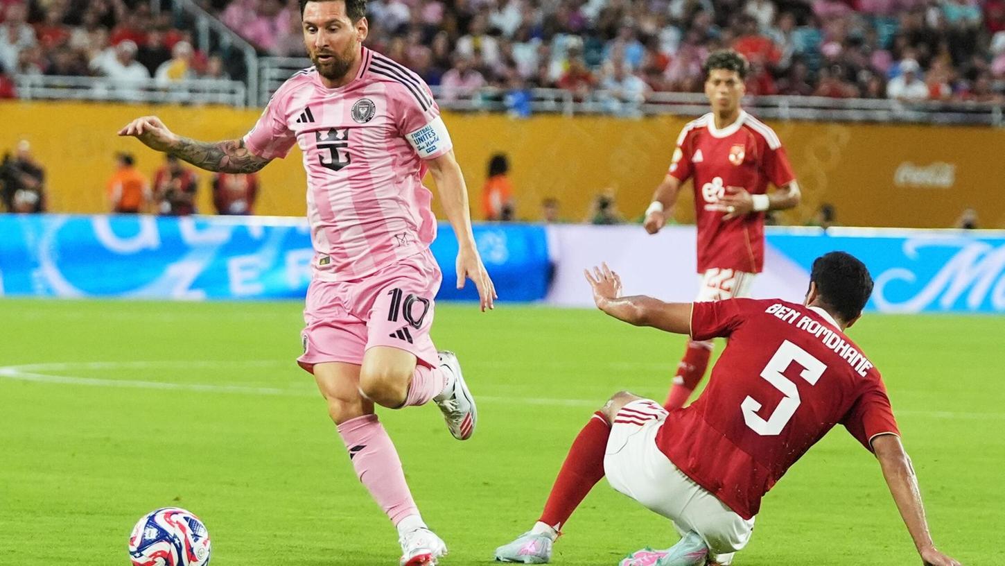 Superstar Lionel Messi und Inter Miami vergaben in der zweiten Hälfte zahlreiche Möglichkeiten. Superstar Lionel Messi und Inter Miami vergaben in der zweiten Hälfte zahlreiche Möglichkeiten.