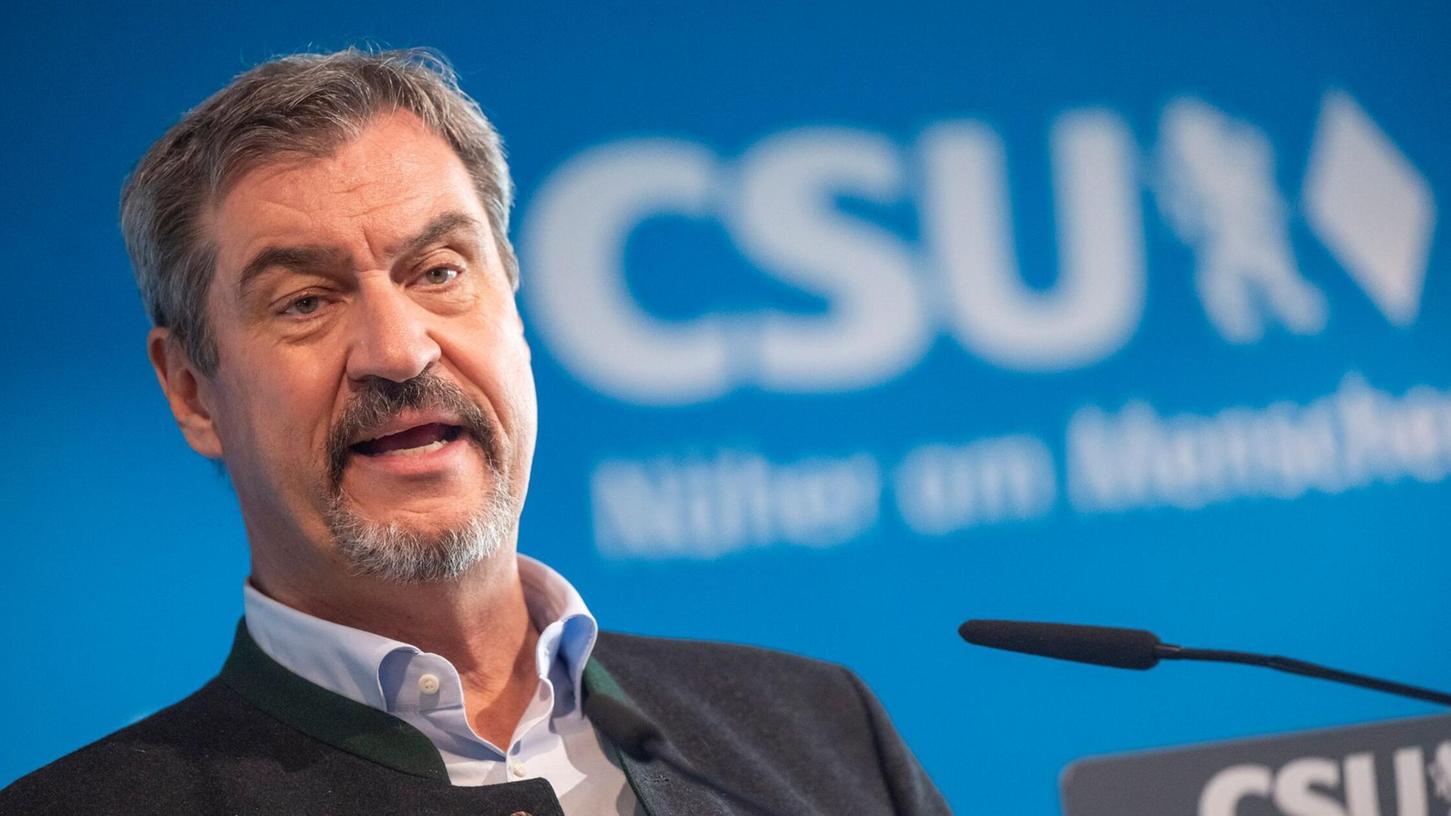 Bayerns Ministerpräsident Markus Söder (CSU) würdigte den Dienst der Soldatinnen und Soldaten in Deutschland. (Archivbild) Bayerns Ministerpräsident Markus Söder (CSU) würdigte den Dienst der Soldatinnen und Soldaten in Deutschland. (Archivbild)