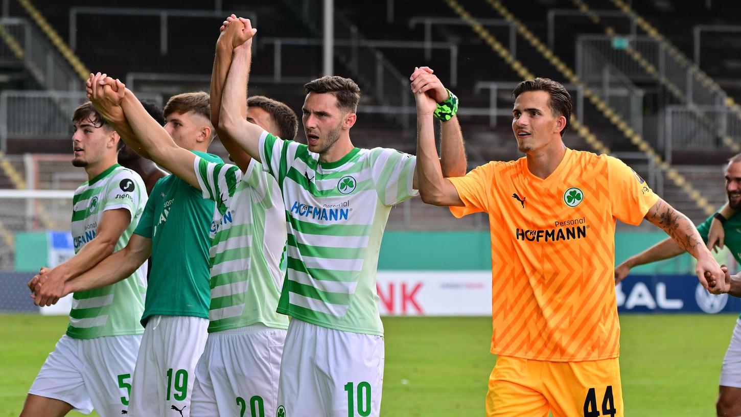Vor einem Jahr gewann das Kleeblatt in der ersten Runde des DFB-Pokals bei Fünftligist Schott Mainz. Vor einem Jahr gewann das Kleeblatt in der ersten Runde des DFB-Pokals bei Fünftligist Schott Mainz.