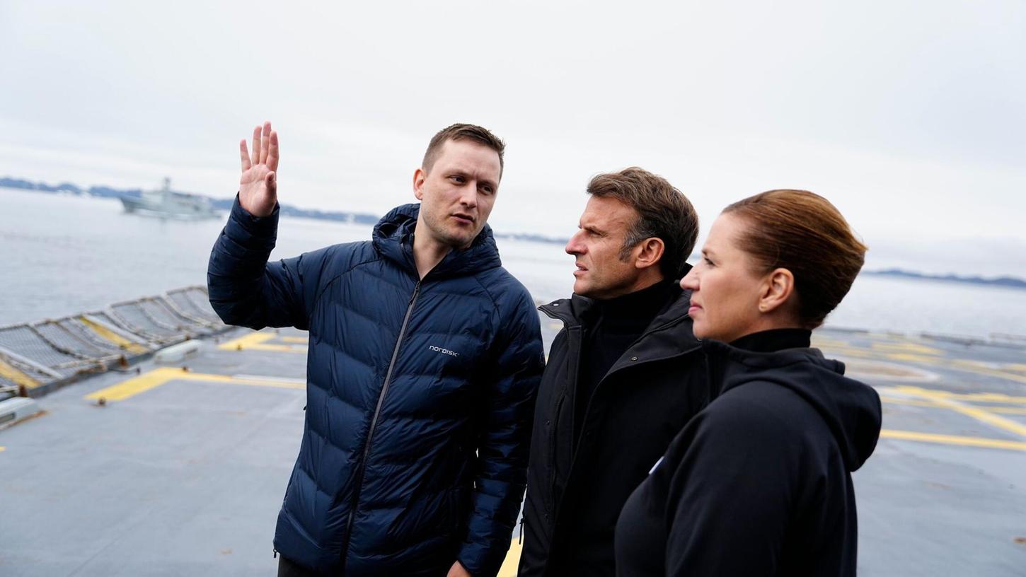 Macron und Frederiksen machen sich für souveränes Grönland stark (Foto-aktuell). Macron und Frederiksen machen sich für souveränes Grönland stark (Foto-aktuell).