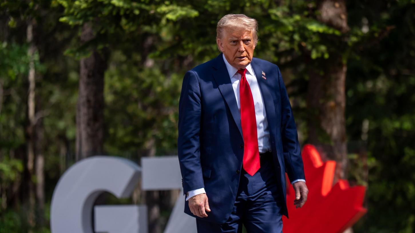 Trump provoziert schon vor Beginn des Gipfels. Trump provoziert schon vor Beginn des Gipfels.