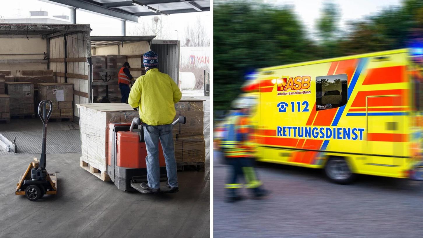 Ein Angestellter wurde bei dem Vorfall schwer verletzt (Symbolbild). Ein Angestellter wurde bei dem Vorfall schwer verletzt (Symbolbild).