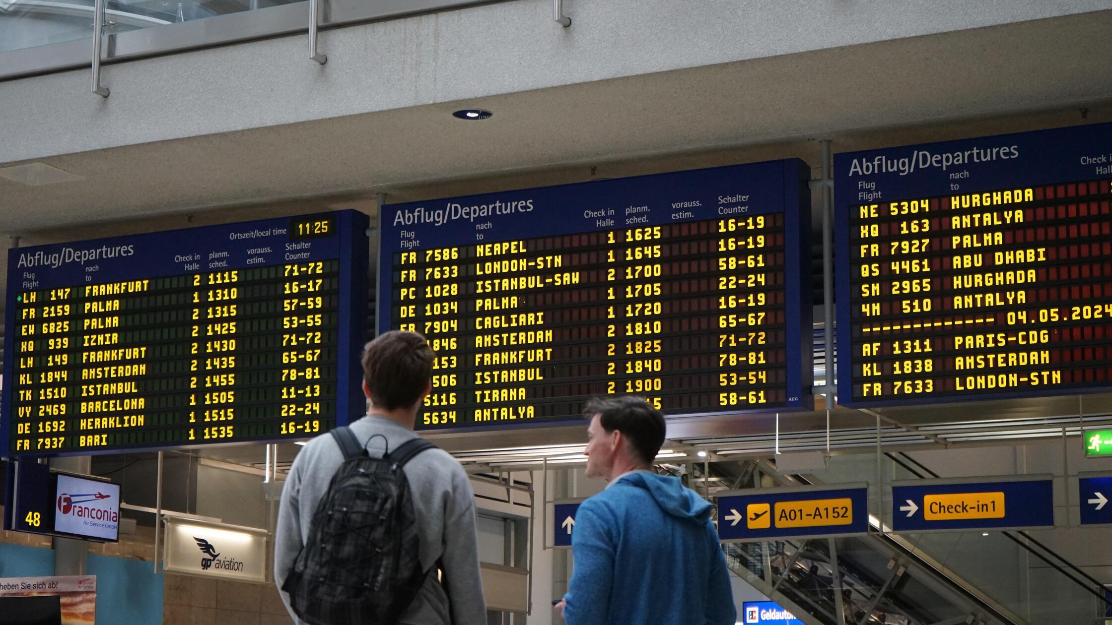 Albrecht Dürer Flughafen, Airport Nürnberg, Termin