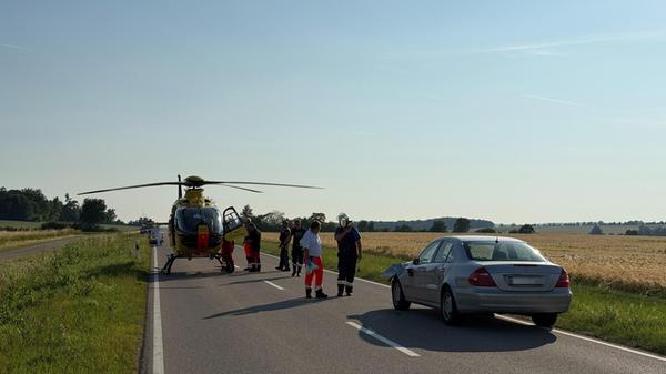 Ein schwerer Unfall ereignete sich am Sonntagabend
