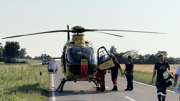 Ein schwerer Unfall ereignete sich am Sonntagabend