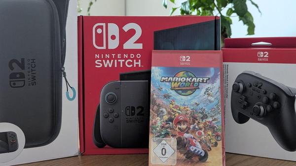 Nintendo Switch 2 Mario Kart World Zubehör Kartons