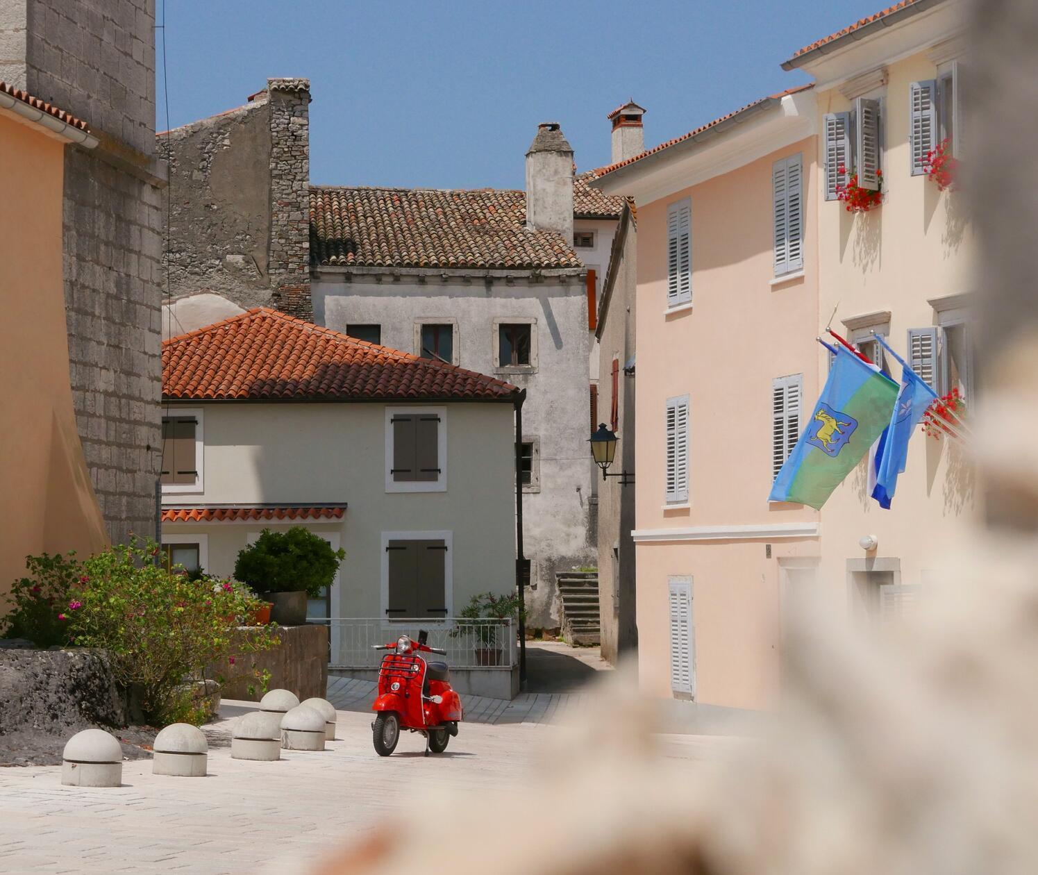 Fotostopp in einem der istrischen Dörfer.