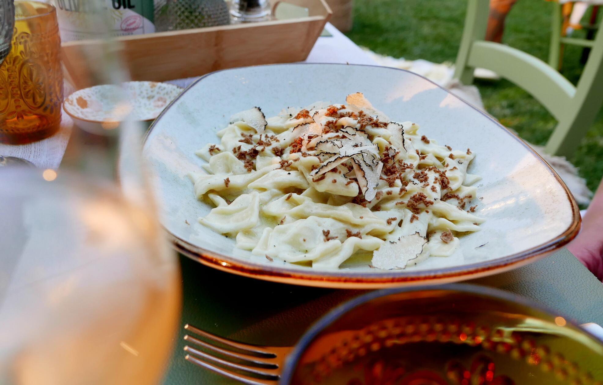 Eines der Menüs beinhaltet auch Trüffelpasta - der edle Pilz wächst hier vor allem im Norden der Halbinsel.