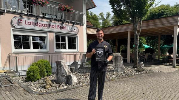 Alexander Feihl gewinnt mit seinem Landgasthof das Voting um den schönsten Biergarten in der Region.