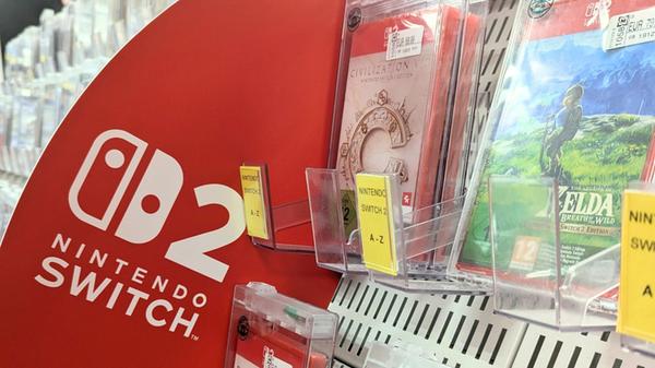Nintendo Switch 2 Regal Aufsteller Händler