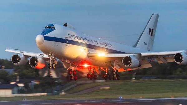 2023-07-11 Vilnius Lithuania. US Air Force E-4B Do