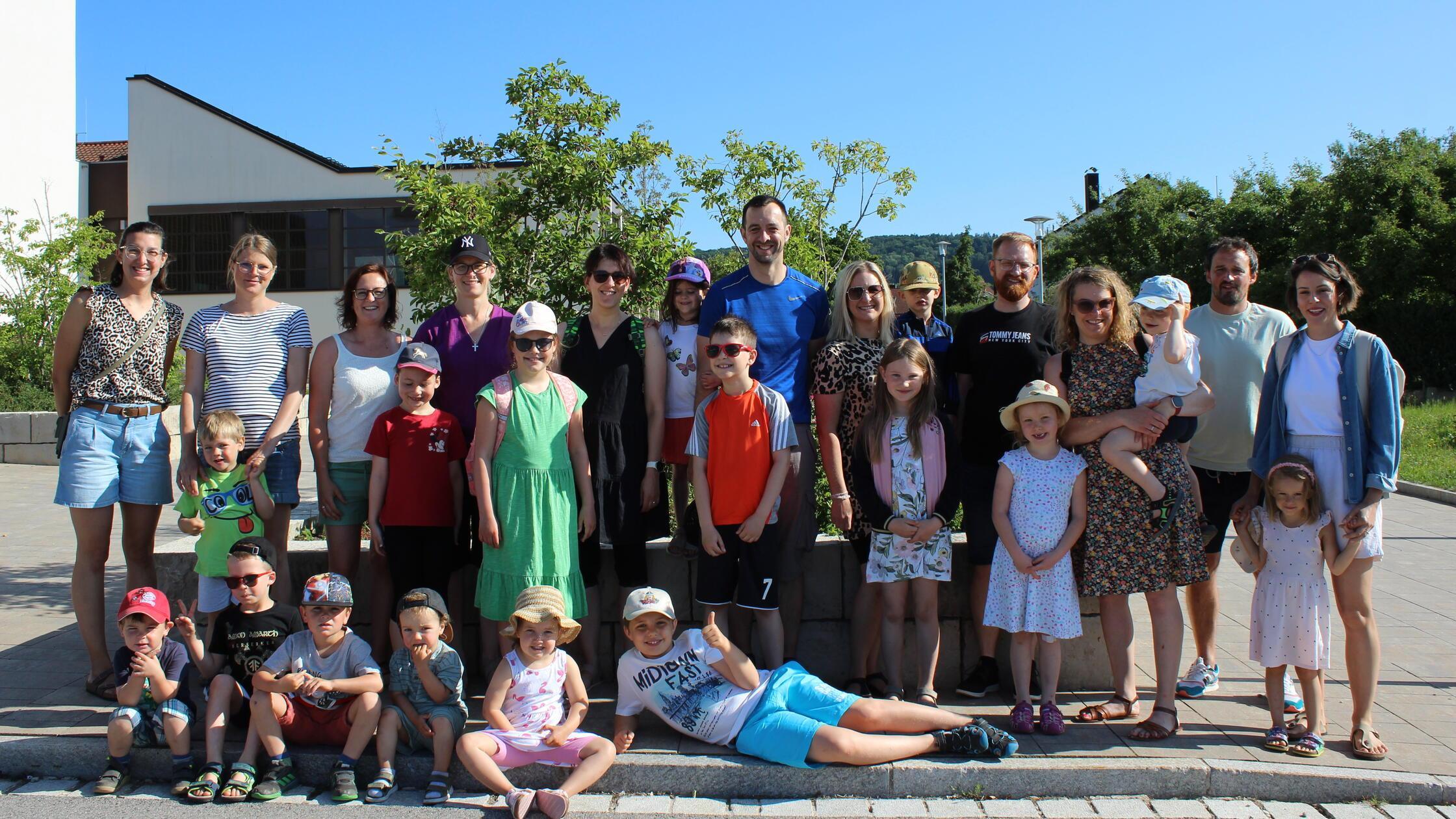 Großen Spaß hatten die Teilnehmer der Mutter-Kind-