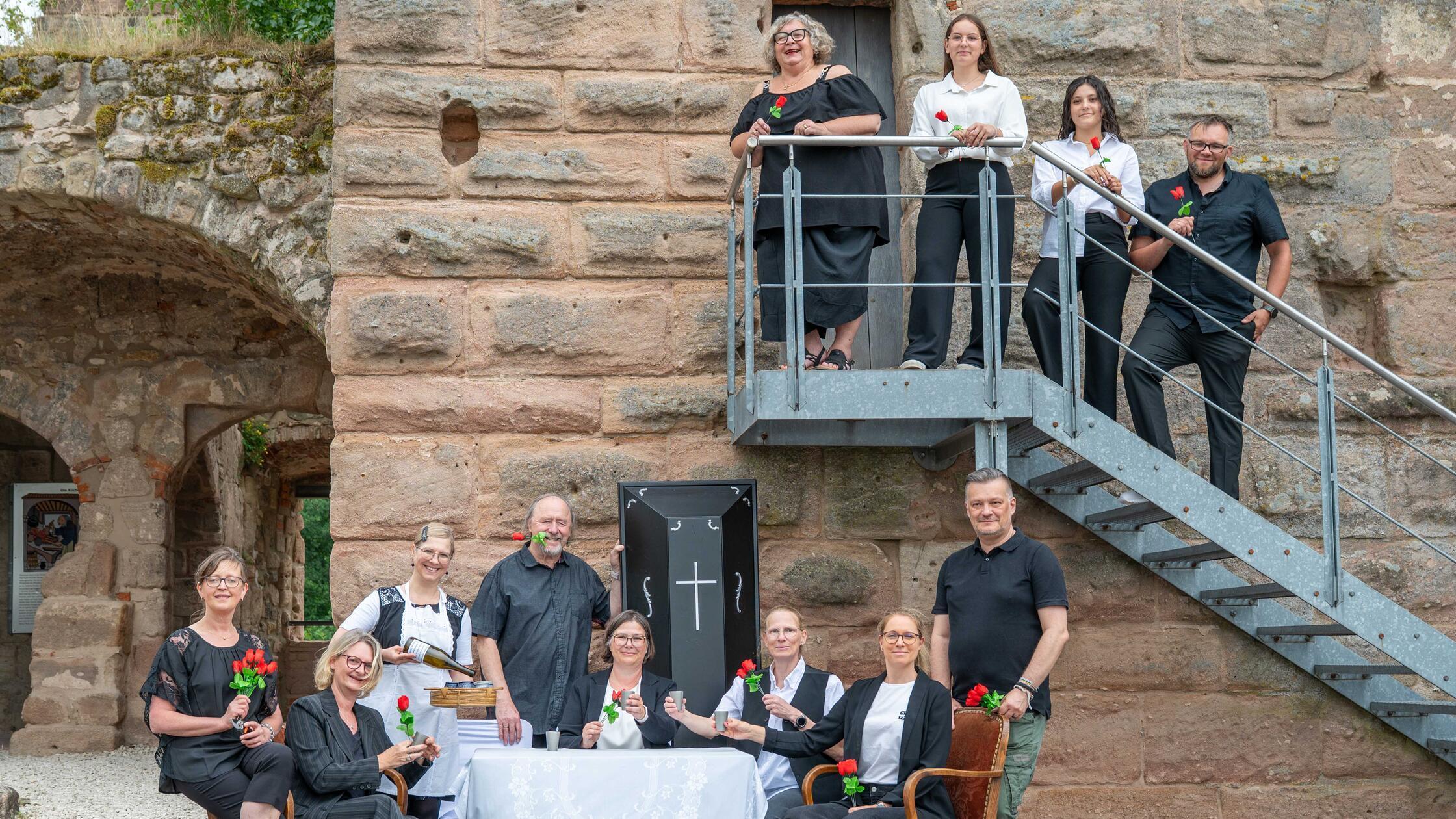 Die Hilpoltsteiner Burgspieler haben sich diesmal 