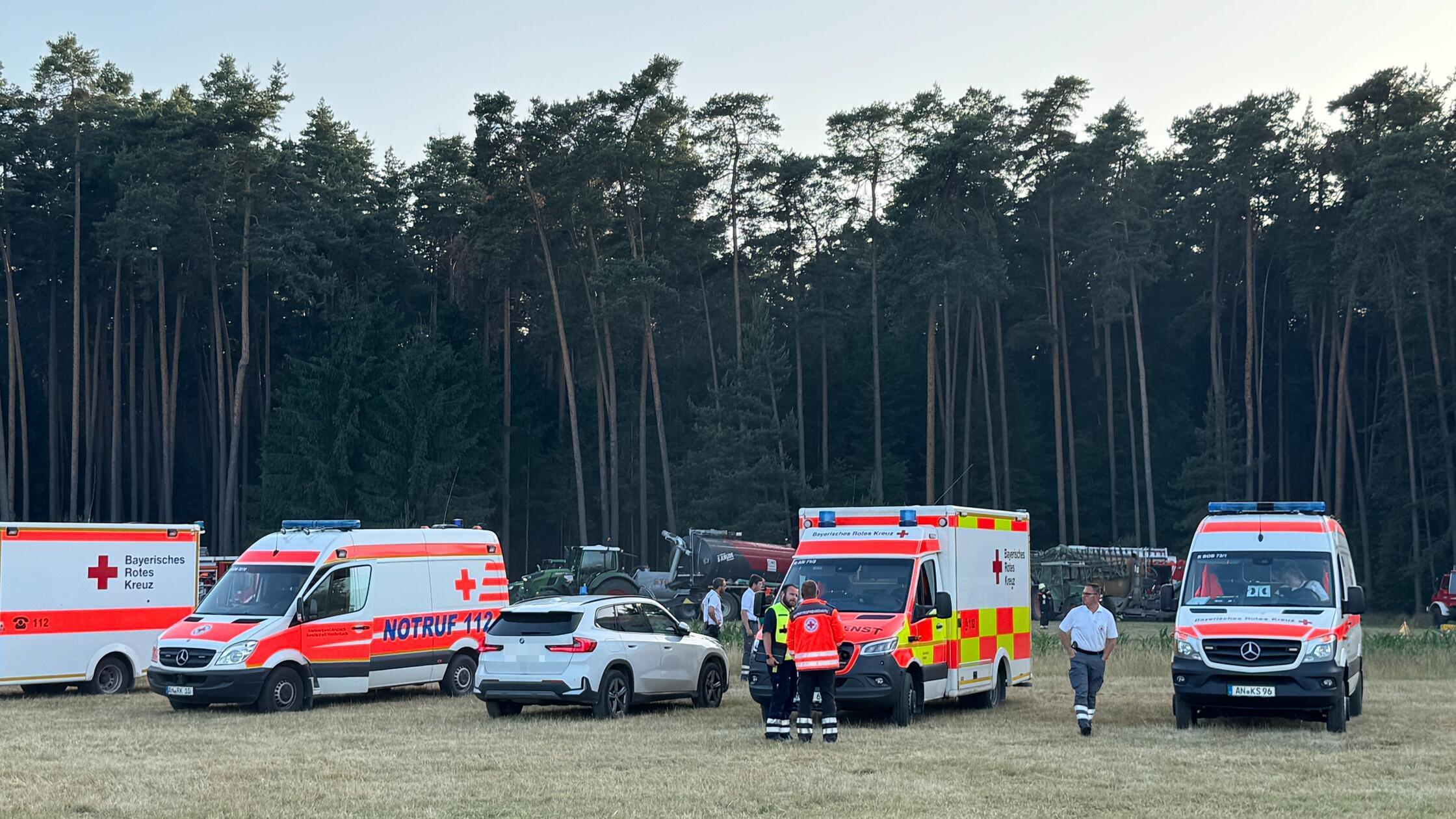 Ein Waldbrand ist am Mittwochabend (25.06.2025) be