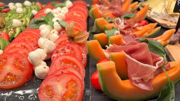 ...bevor es zum leckeren Frühstücksbuffet geht.