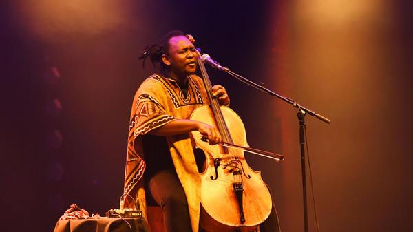 Abel Selaocoe performing at ‘In The Round’ series